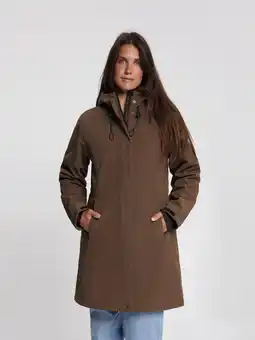 ANWB Travelin' Elinor Dames Softshell Jas Waterdicht Bruin aanbieding