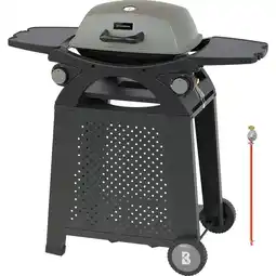 ANWB Kitchenbrothers Gas BBQ 2 Branders Zwart aanbieding