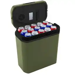 ANWB Auronic Elektrische koelbox 20L 12V/230V Groen aanbieding