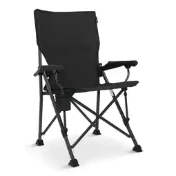 ANWB Trvlmore Ergonomische Campingstoel Opvouwbaar 120KG Zwart aanbieding