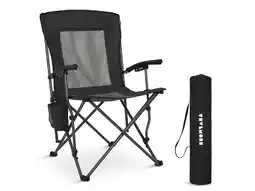 ANWB Trvlmore Campingstoel Opvouwbaar 150KG Vouwstoel Grijs aanbieding