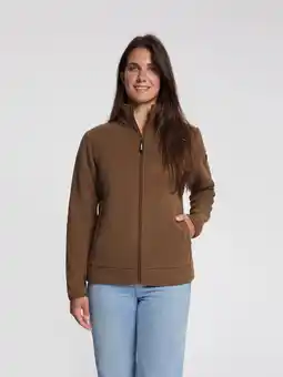 ANWB Travelin' Rut Dames Outdoorvest Fleece Bruin aanbieding
