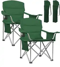 ANWB Trvlmore Campingstoel XXL Opvouwbaar 150KG Vouwstoel Groen aanbieding