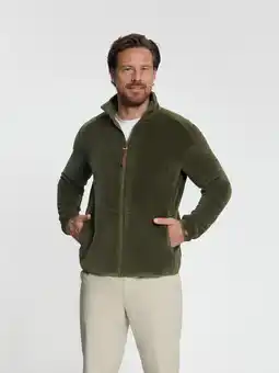 ANWB Mgo Helmer Heren Outdoorvest Fleece Groen aanbieding