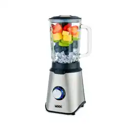 ANWB Moa Colors Blender 1,5L Glas 1020W Zilver aanbieding