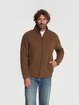 ANWB Travelin' Rolf Heren Outdoorvest Fleece Bruin aanbieding