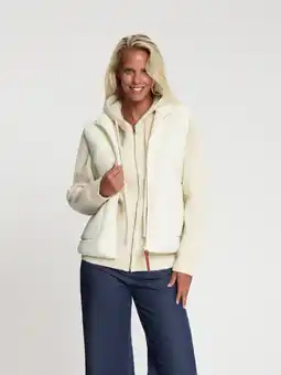 ANWB Mgo Maya Dames Outdoor bodywarmer Teddy Wit aanbieding