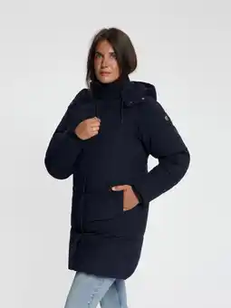 ANWB Travelin' Ulvik Dames Puffer winterjas Corduroy Blauw aanbieding