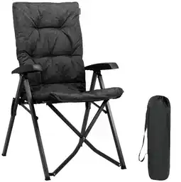 ANWB Trvlmore Campingstoel incl. Draagtas Zwart aanbieding