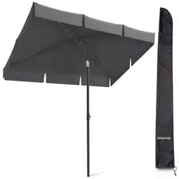 ANWB Lifegoods Parasol 200x125cm Grijs aanbieding