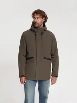 ANWB Travelin' Njal Heren Softshell Jas Waterdicht Bruin aanbieding