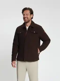 ANWB Mgo Stan Heren Shacket Gevoerde Jas Bruin aanbieding