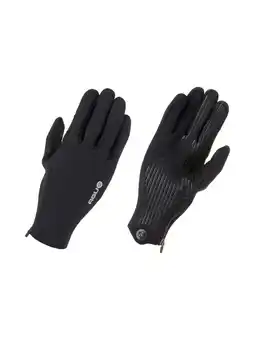 ANWB Agu Neopreen Zip Fietshandschoenen Zwart aanbieding