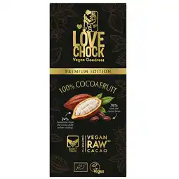 Holland & Barrett 2e product 50% korting | Vegan | Lovechock 100% Cocoa Fruit - 70g aanbieding