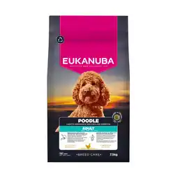 Zooplus 7,5kg Eukanuba Adult Breed Pudel Hundefutter trocken aanbieding