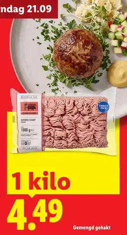 Lidl Gemengd gehakt aanbieding