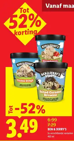 Lidl Ben & Jerry's aanbieding