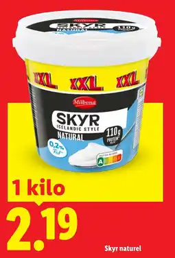 Lidl Milbona Skyr aanbieding
