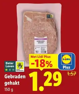 Lidl Gebraden gehakt aanbieding