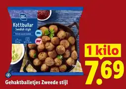 Lidl Chef Select Kottbullar aanbieding