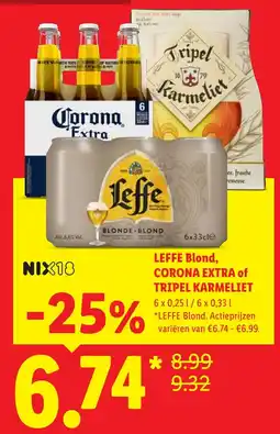 Lidl Leffe Blond aanbieding