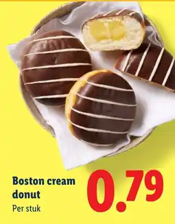Lidl Boston cream donut aanbieding