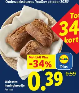 Lidl Walnoten honingbroodje aanbieding