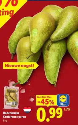 Lidl Nederlandse Conference peren aanbieding
