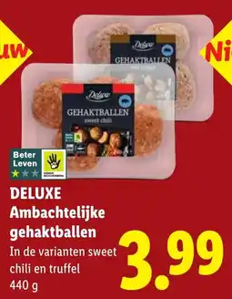 Lidl Deluxe Ambachtelijke gehaktballen aanbieding