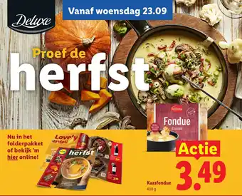 Lidl Milbona Kaasfondue aanbieding