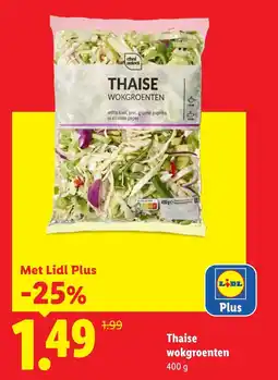 Lidl Thaise wokgroenten aanbieding