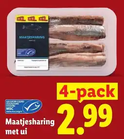 Lidl Maatjesharing met ui aanbieding
