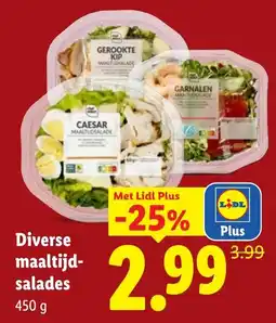 Lidl Diverse maaltijd-salades aanbieding