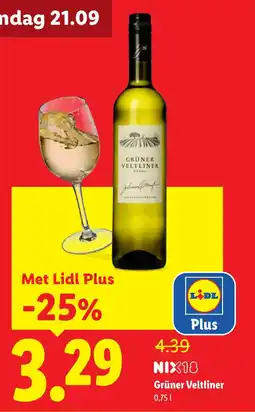 Lidl Grüner Veltliner aanbieding