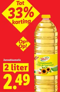 Lidl VitaDor Zonnebloemolie aanbieding