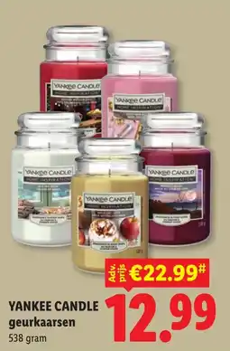 Lidl Yankee Candle geurkaarsen aanbieding
