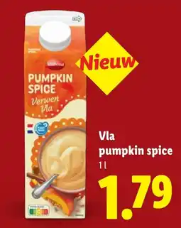 Lidl Milbona Pumpkin Spice Verwen Vla aanbieding