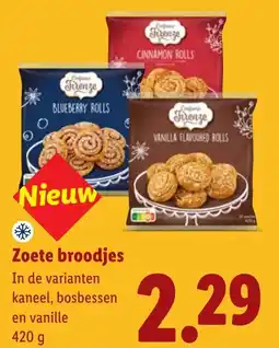 Lidl Frenze Zoete broodjes aanbieding