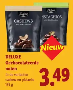 Lidl Deluxe Gechocolateerde noten aanbieding