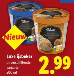 Lidl Gelatelli Luxe ijsbeker aanbieding