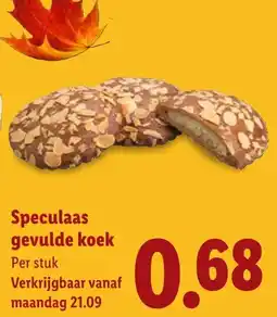 Lidl Speculaas gevulde koek aanbieding