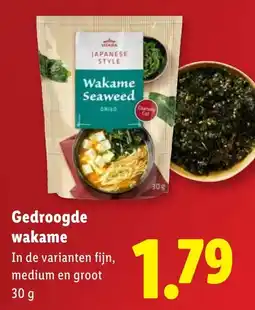 Lidl Wakame Seaweed aanbieding