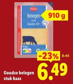 Lidl Goudse belegen stuk kaas aanbieding
