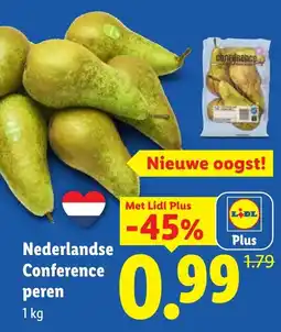 Lidl Nederlandse Conference peren aanbieding