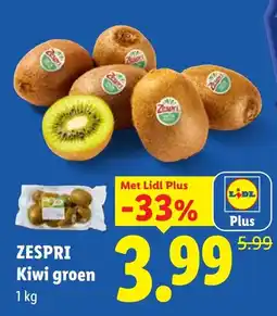 Lidl Zespri Kiwi groen aanbieding