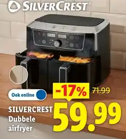 Lidl Silvercrest Dubbele airfryer aanbieding