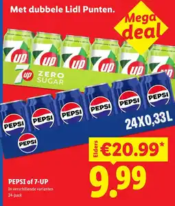 Lidl Pepsi of 7-Up aanbieding
