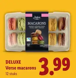 Lidl Deluxe Verse macarons aanbieding