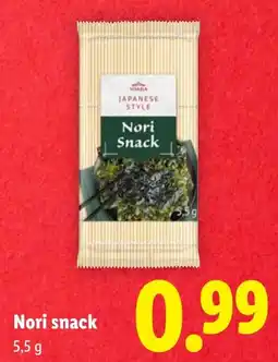 Lidl Nori Snack aanbieding