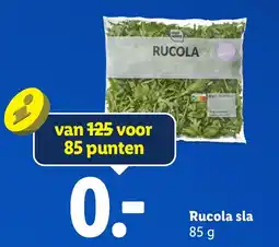 Lidl Rucola sla aanbieding